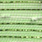 10.5" Metallic Cotton Ball Mesh Ribbon: Lime Green/White (10 Yards)
